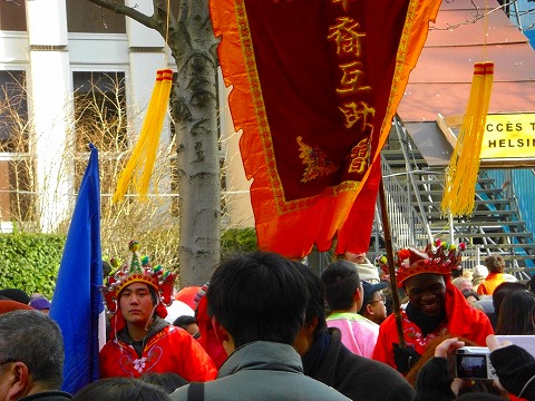 フランス人も参加します|2009年2月1日パリ13区(中国人街)の旧正月